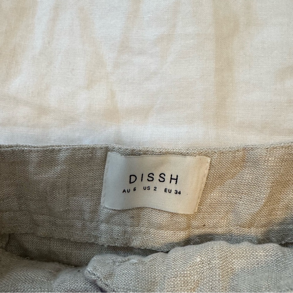 DISSH Eva Natural Linen Skort - Picture 6 of 7